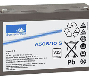 EXIDE Sonnenschein Dryfit A506/10S  Loodaccu - Gel 6V 10Ah