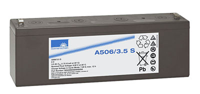 Dryfit A506/3.5S EXIDE Sonnenschein accu - Gel 6V 3,5Ah