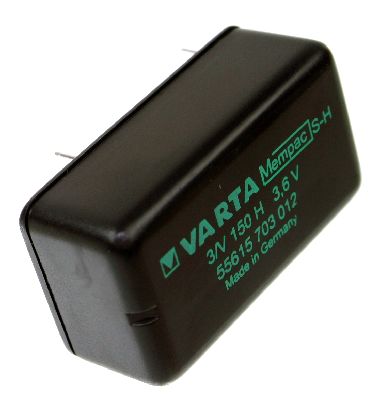 Varta Knoopcel accu - batterij 3,6 volt 150 mAh