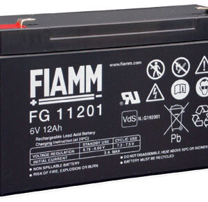 Fiamm FG11201 Standaard  Loodaccu - AGM  Accu 6V 12Ah