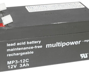 Multipower mp3-12C MPC Cyclische Loodaccu - AGM 12V 3Ah