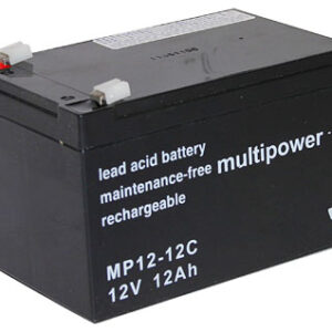 Multipower MP12-12C MPC Cyclische Loodaccu - AGM 12V 12Ah
