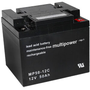 Multipower MP50-12C MPC Cyclische Loodaccu - AGM 12V 50Ah
