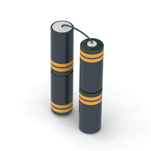 Battery pack accu 4.8 volt NiMH custom made - Afbeelding 2