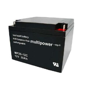 Multipower MP 26-12C MPC Cyclische Loodaccu - AGM 12V 26Ah